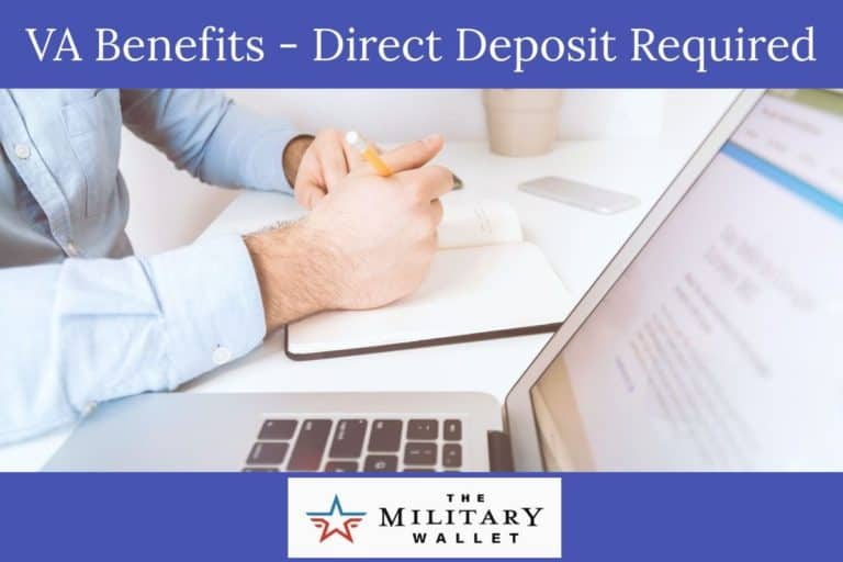 Veterans Benefits Payments – US Treasury Requires Direct Deposit