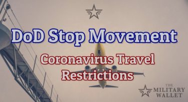 DoD Stop Movement – COVID-19 Travel Restrictions Through June 30, 2020