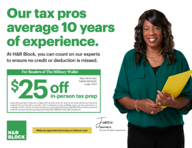 H&R Block Coupon Code – Exclusive Savings for The Military Wallet Readers